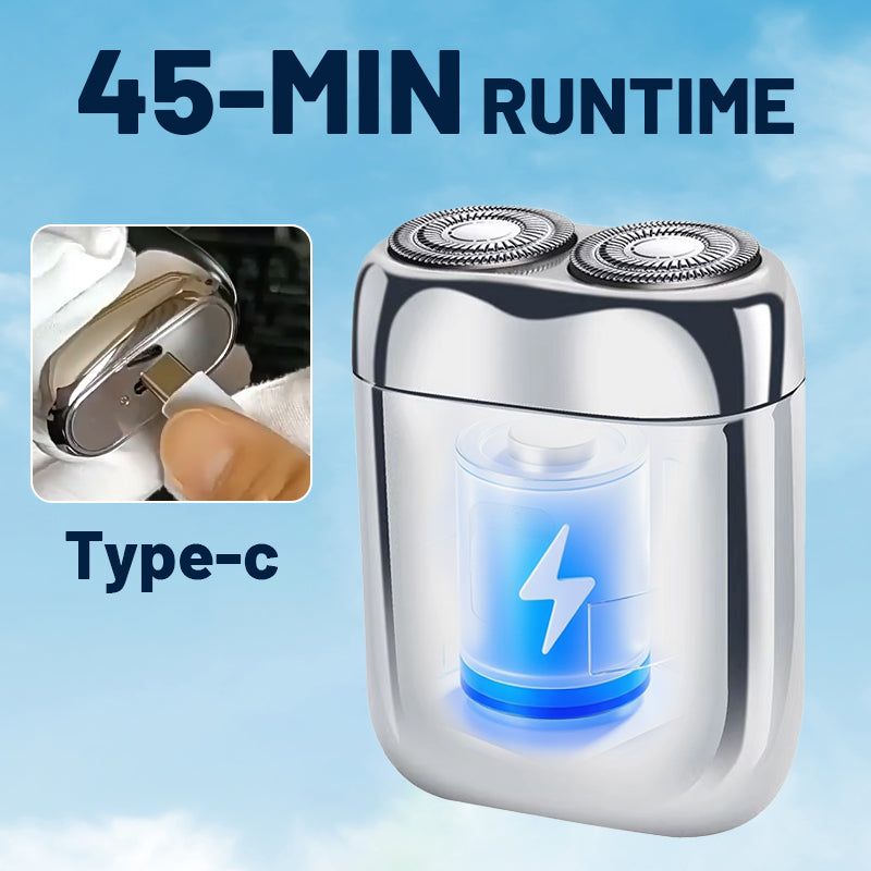 🔥Portable Dual-Head Electric Shaver for Men