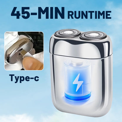 🔥Portable Dual-Head Electric Shaver for Men