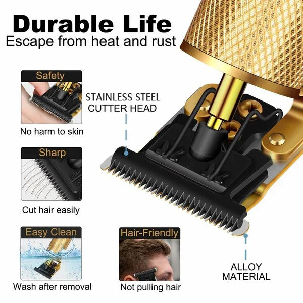 🔥2025 Hot Sale 50% OFF🎁Cordless Zero Gapped Trimmer Hair Clipper