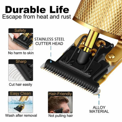 🔥2025 Hot Sale 50% OFF🎁Cordless Zero Gapped Trimmer Hair Clipper