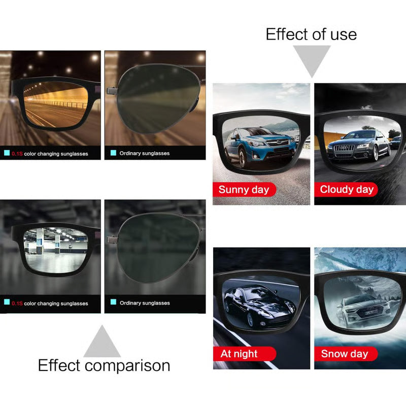 💥🏆Hot new models😎Classic Smart Photochromic Polarized Sunglasses