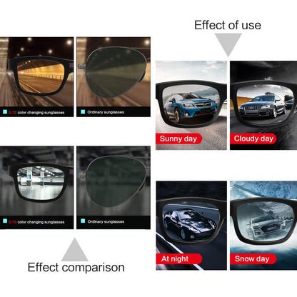 💥🏆Hot new models😎Classic Smart Photochromic Polarized Sunglasses