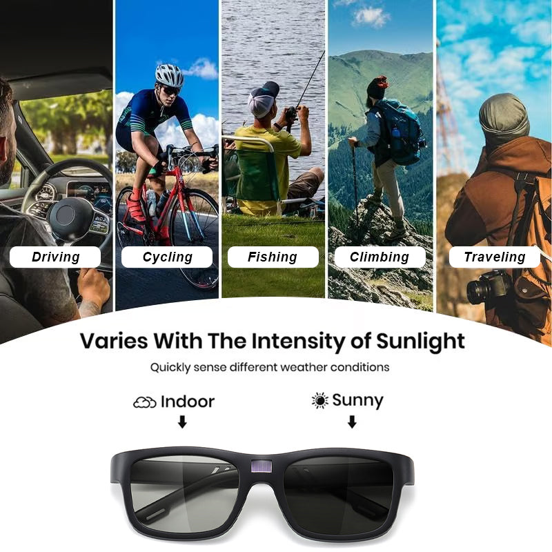 💥🏆Hot new models😎Classic Smart Photochromic Polarized Sunglasses