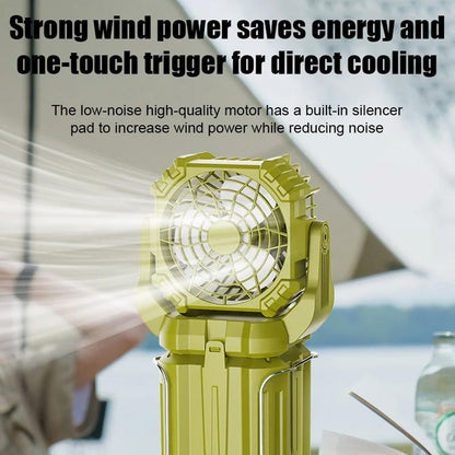 💖Limited Time 50% OFF💡Solar LED Strong Light Outdoor Fan Lantern🔋