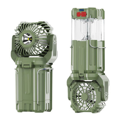💖Limited Time 50% OFF💡Solar LED Strong Light Outdoor Fan Lantern🔋