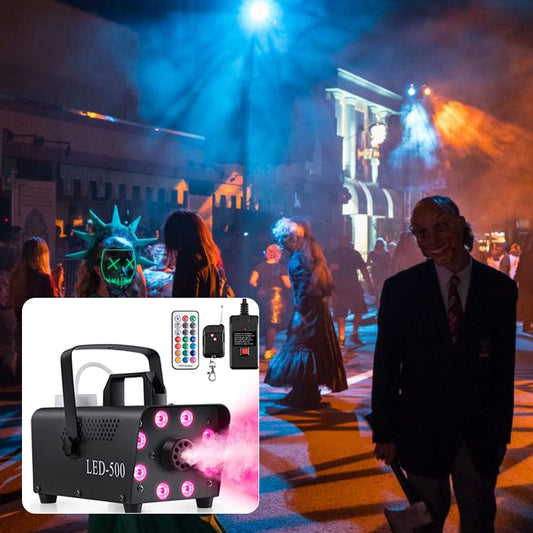 ⏳Time-limited Special⏰Portable Fog Machine with LED Lights & Remote Control