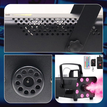 ⏳Time-limited Special⏰Portable Fog Machine with LED Lights & Remote Control