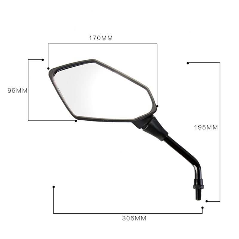 Wide-View Adjustable Rearview Mirrors