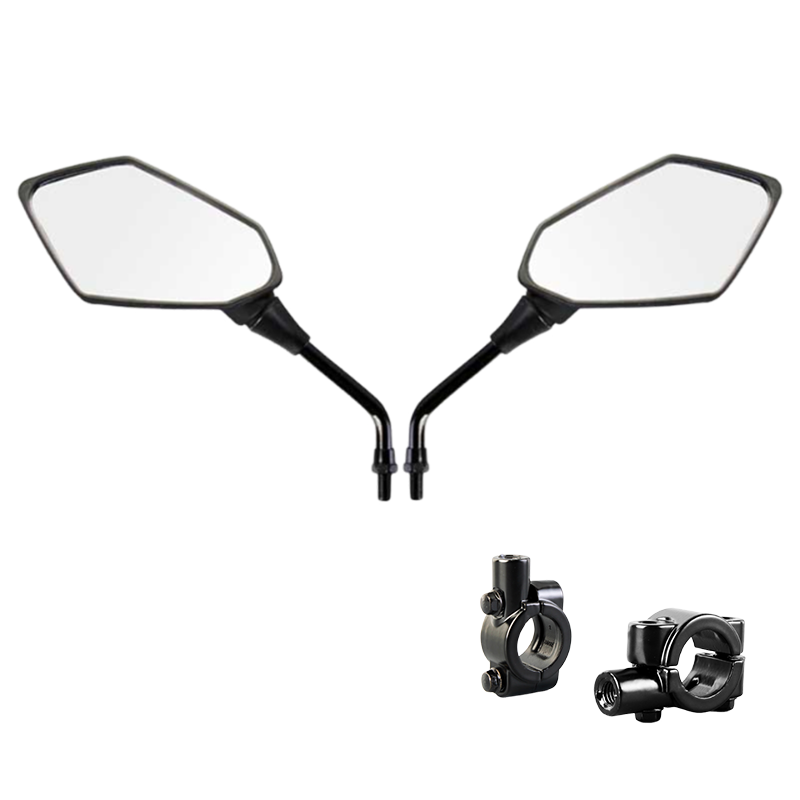 Wide-View Adjustable Rearview Mirrors