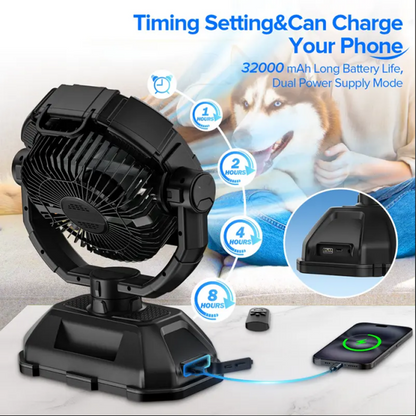 🔥Free Shipping🔥Portable Camping Multifunction Fan