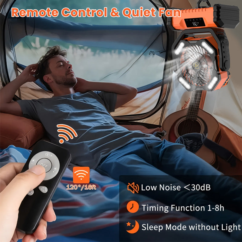 🔥Hot Sale 50% OFF🎁Portable Oscillating Fan with Remote Control