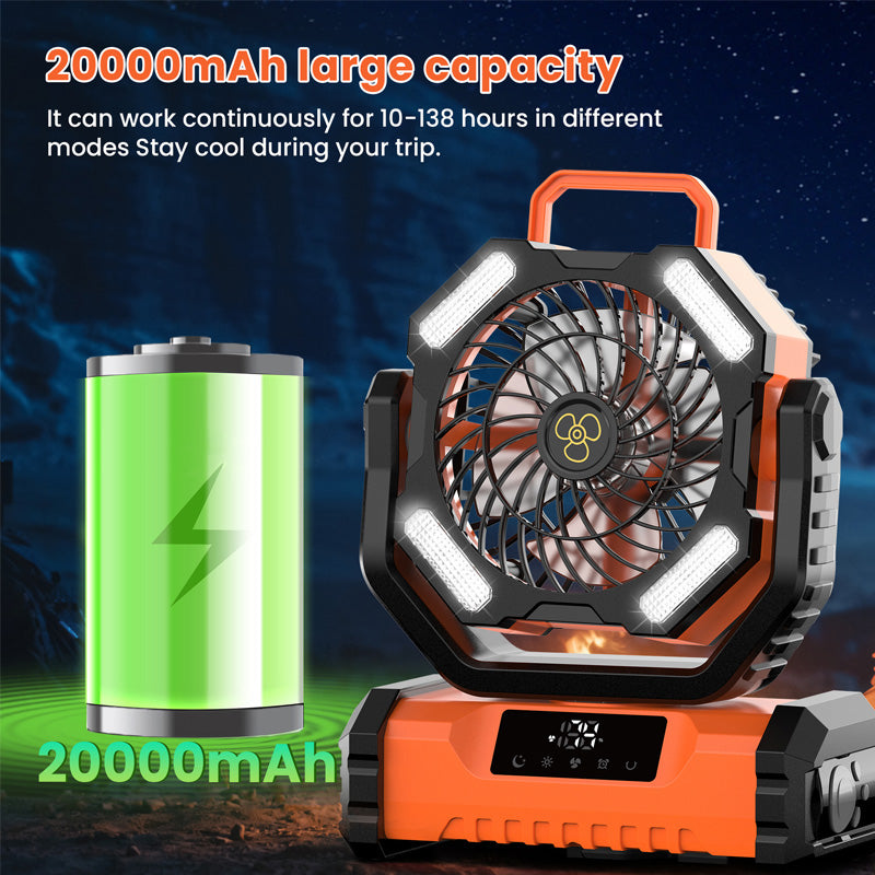 🔥Hot Sale 50% OFF🎁Portable Oscillating Fan with Remote Control