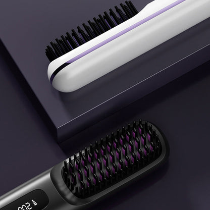 🔥2025 Hot Sale - 70% OFF🎁Wireless Ceramic Heating Hair Straightening Comb