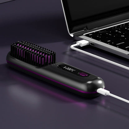 🔥2025 Hot Sale - 70% OFF🎁Wireless Ceramic Heating Hair Straightening Comb